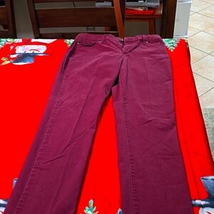 Mandolin maroon jeans